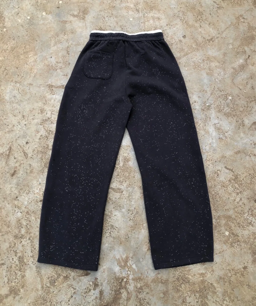 GALAXY SWEATPANTS 🌌 Speckled print | Contrast waistband | Relaxed fit