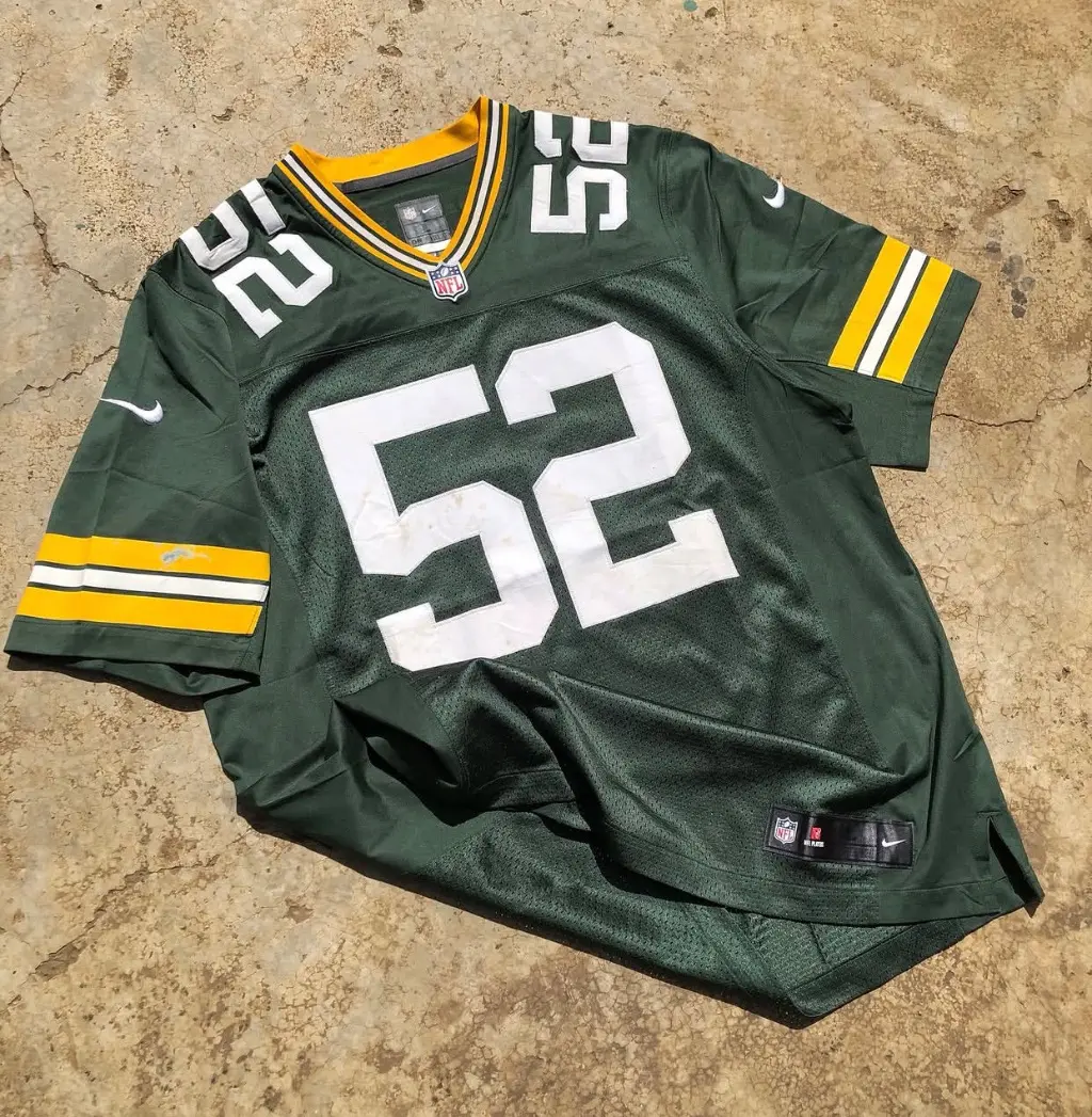 Green Bay Packers Clay Matthews #52 Jersey L
