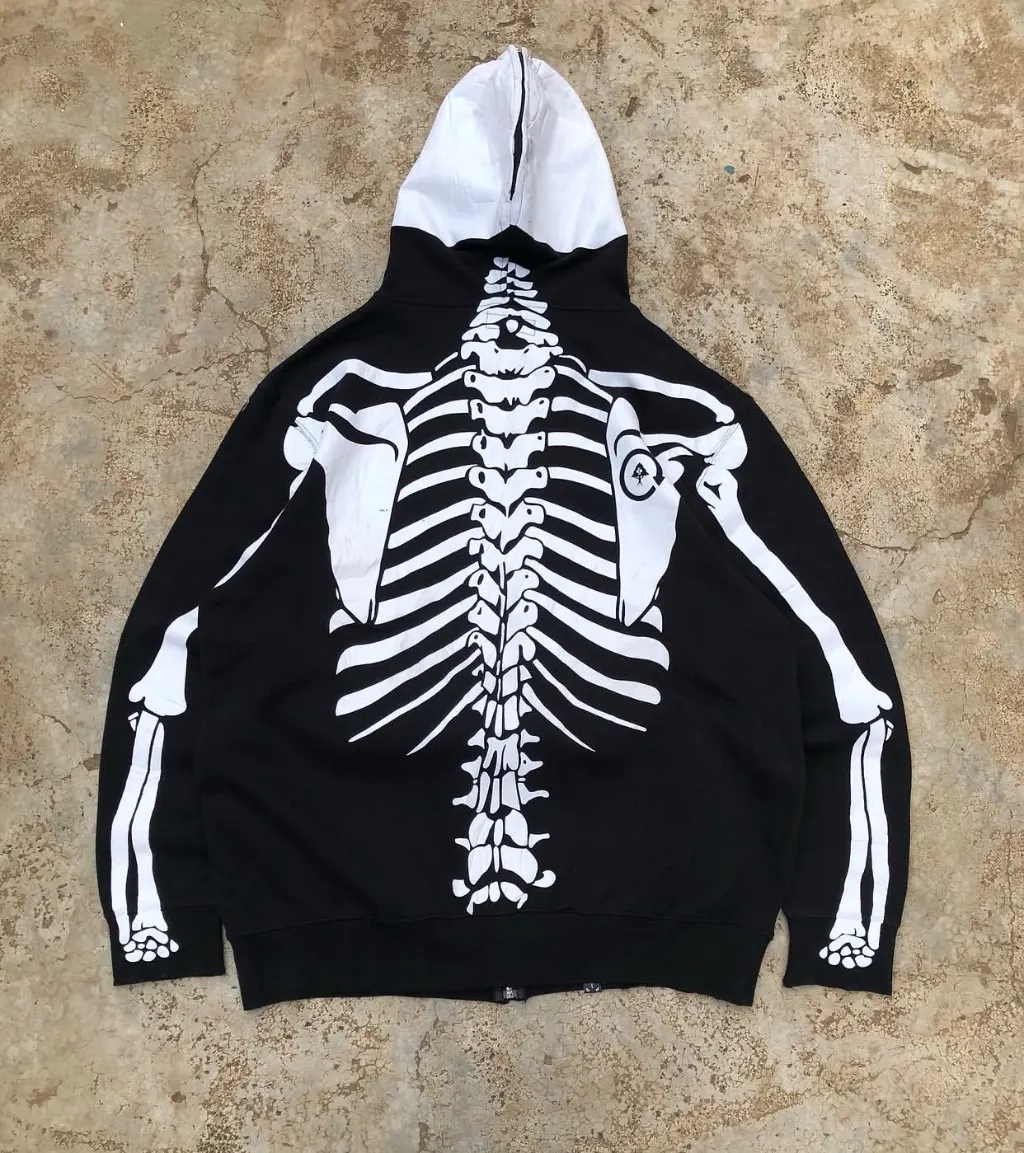 SKELETON ZIP HOODIE 💜
