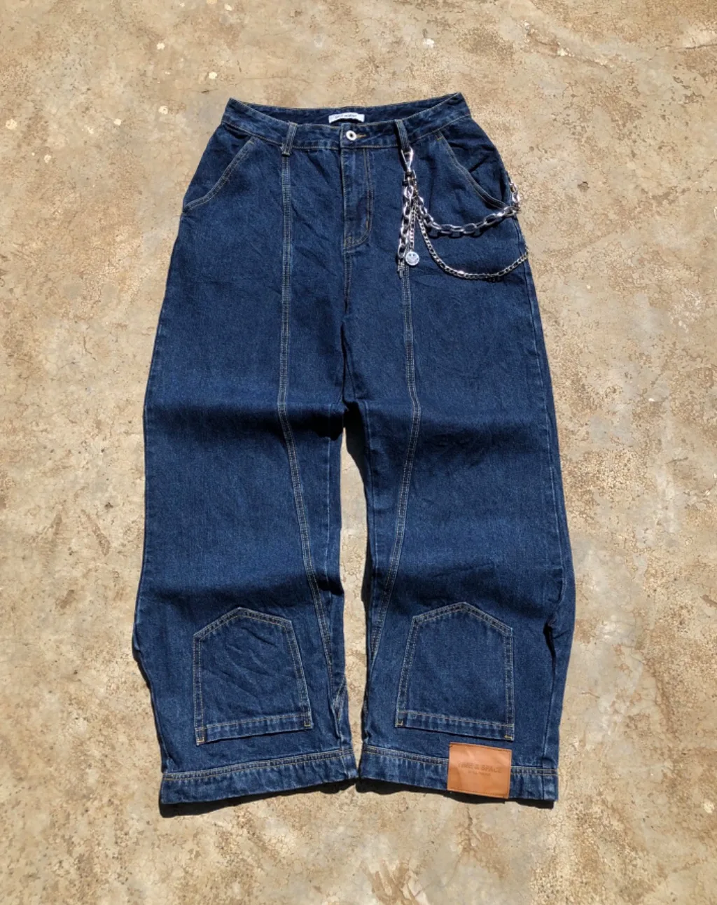 Y2k Wide Leg Baggy Jeans W34 L41