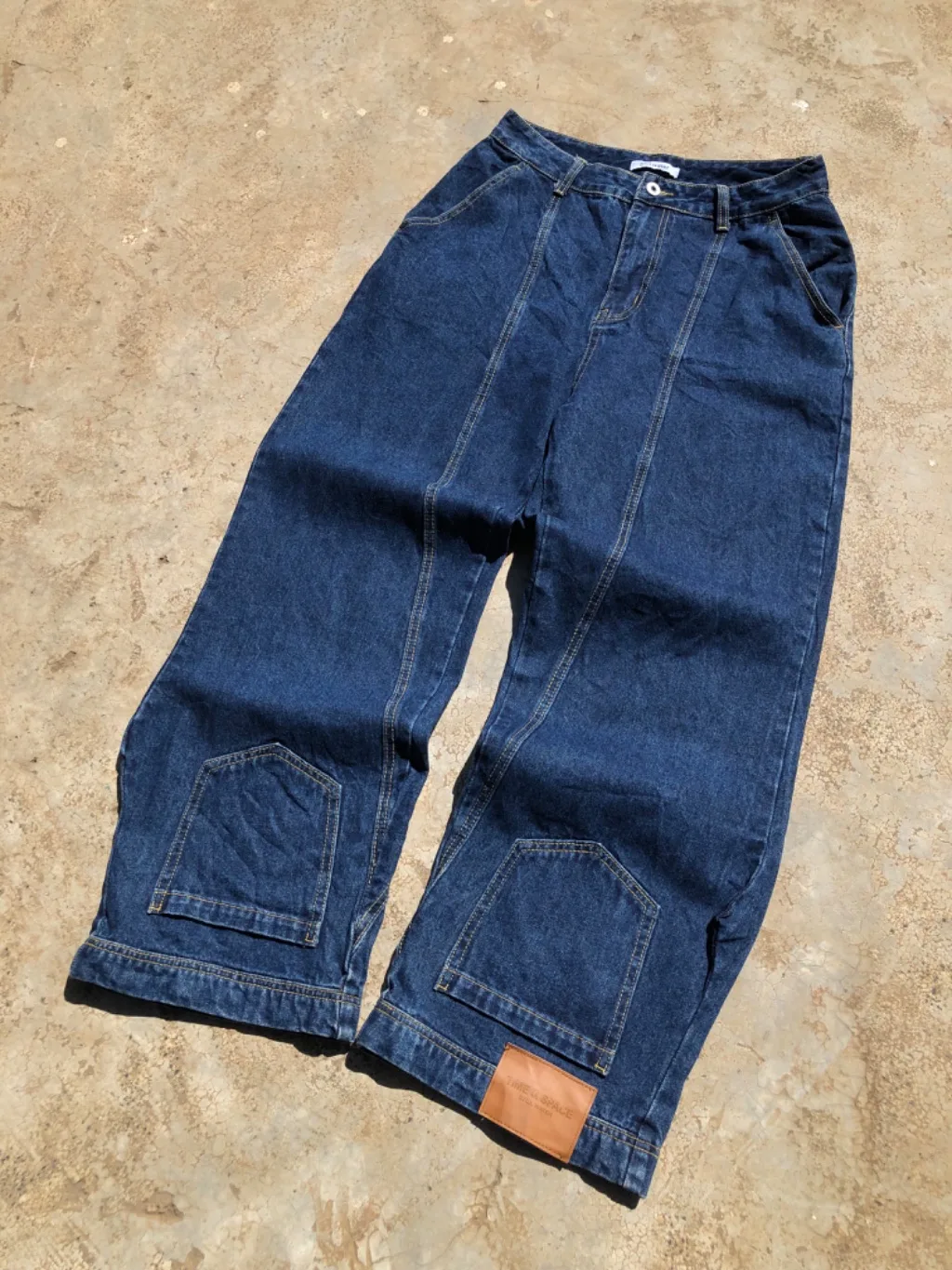 Y2k Wide Leg Baggy Jeans W34 L41