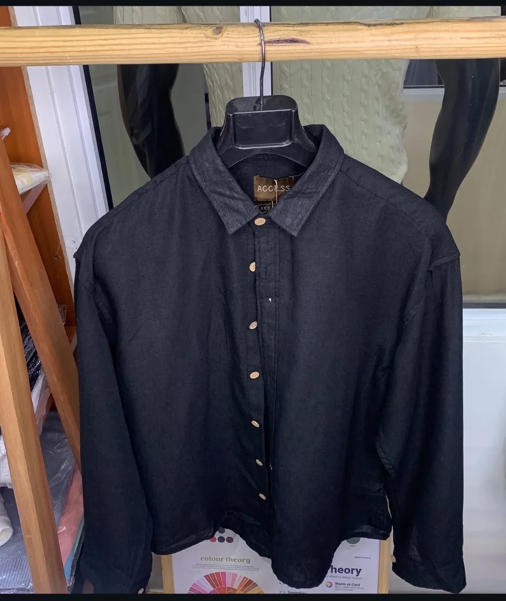 Linen shirt.