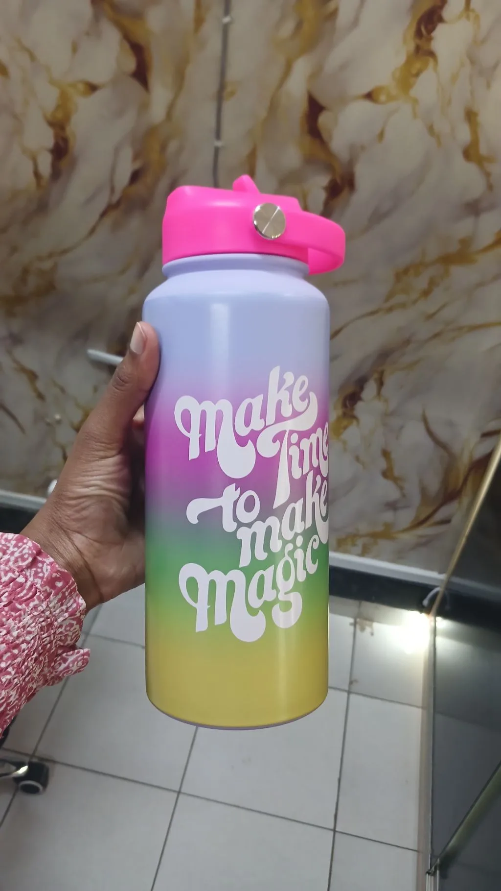 Rainbow waterbottle