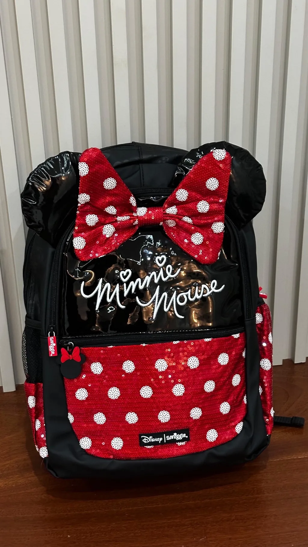Smiggle Disney Minnie Mouse Sequin Backpack – 42cm x 30cm