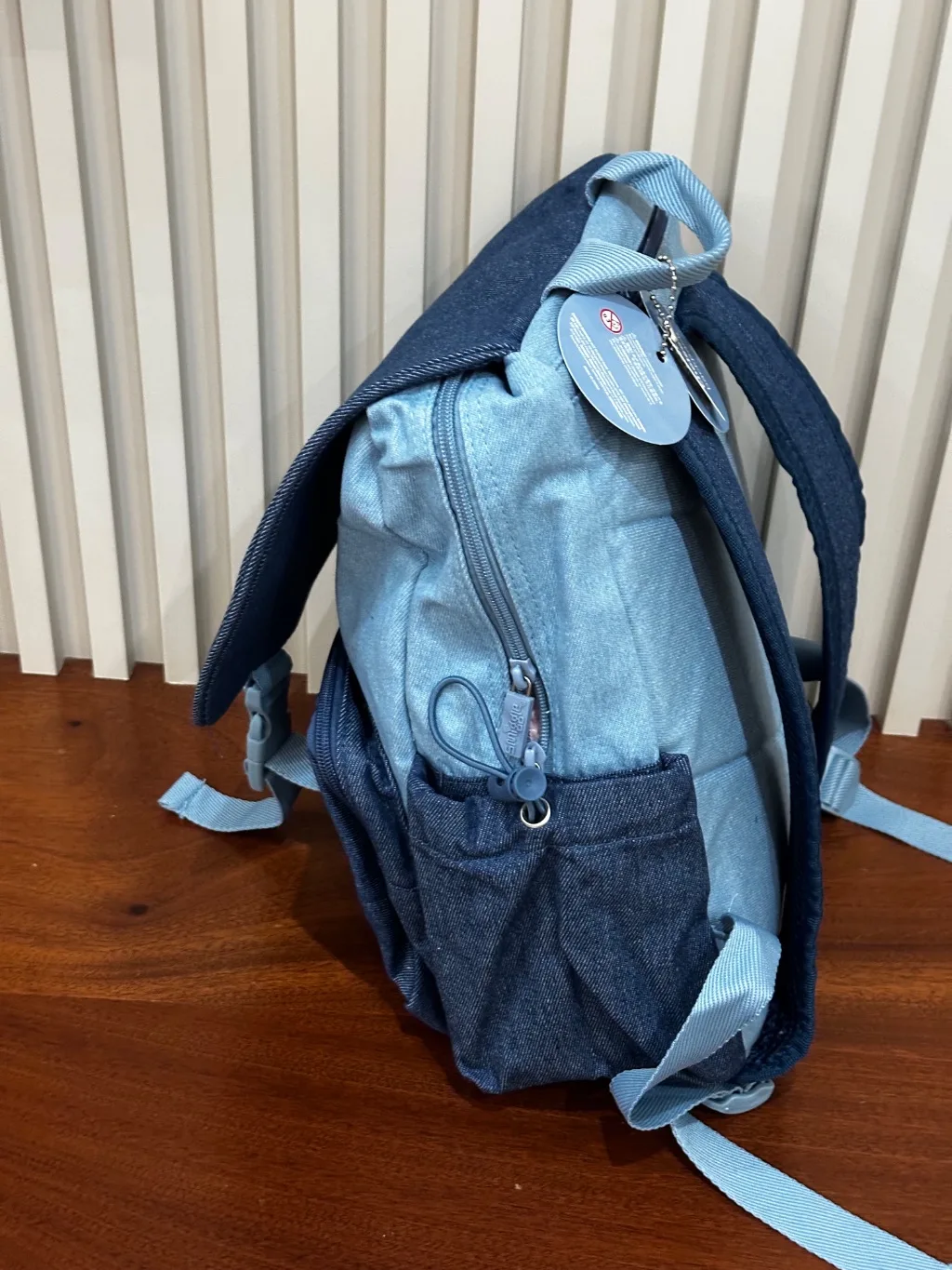 Denim preschooler back pack