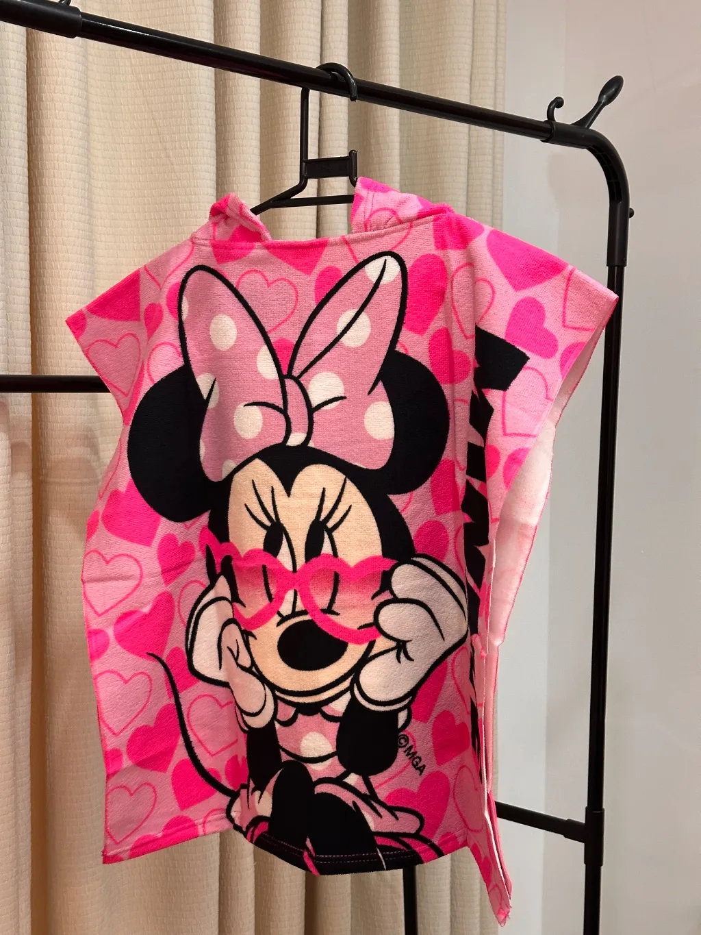 Minnie mouse hooded  swim towel
