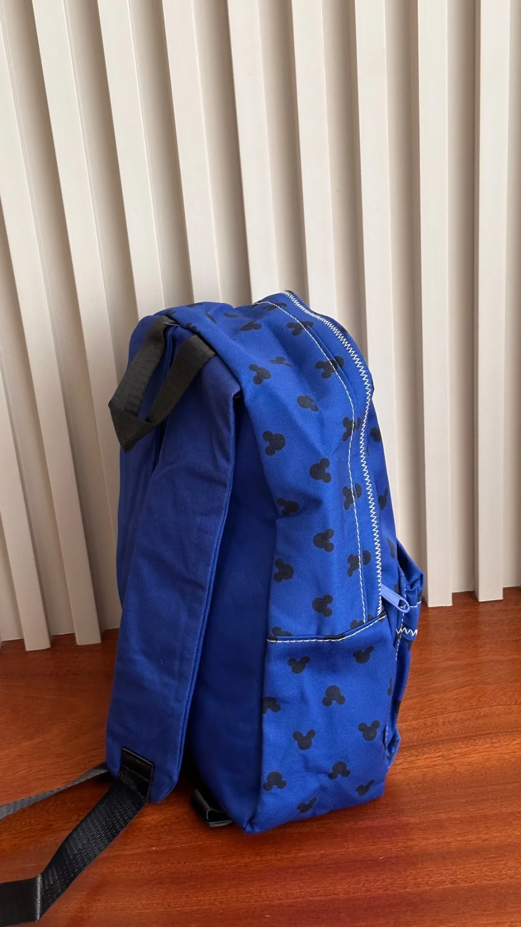Mickey Mouse backpack features embroidered