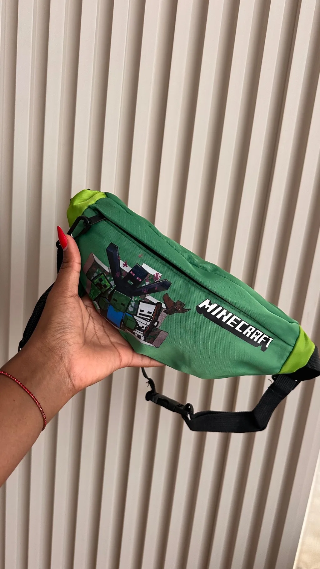 Minecraft money bag / waistbag/ crossbody bag