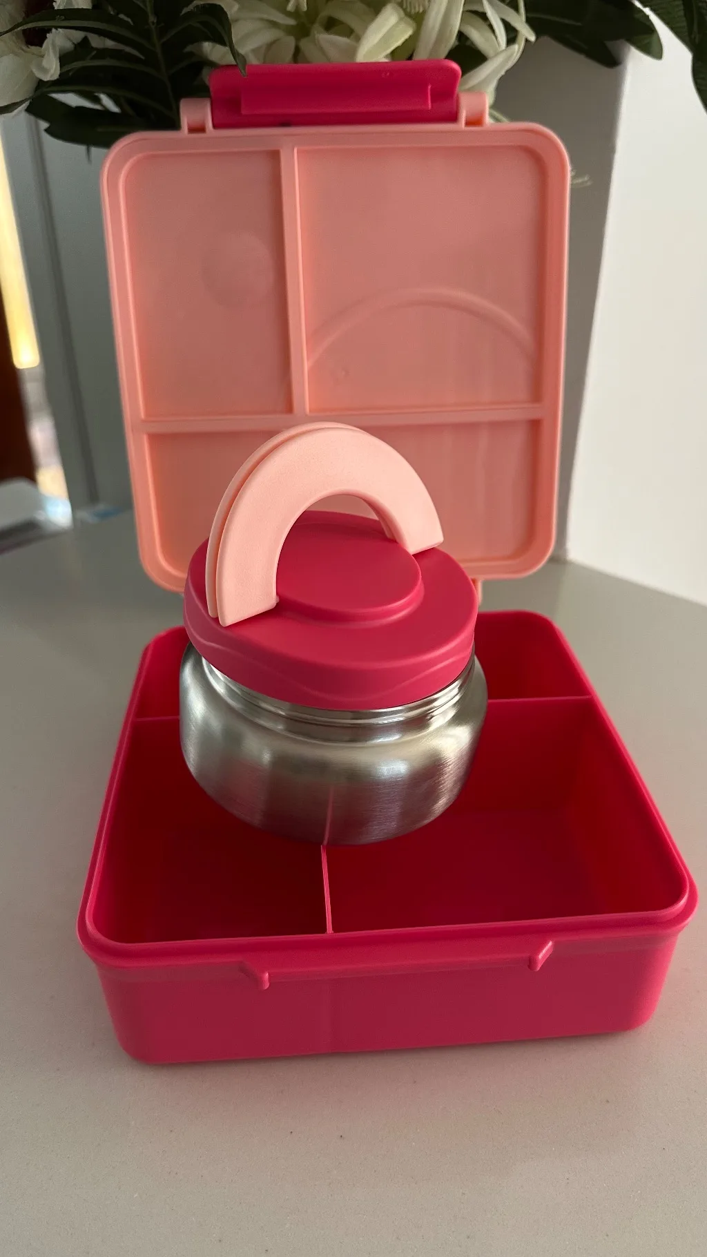 BENTO LUNCH BOX WITH A FLASK