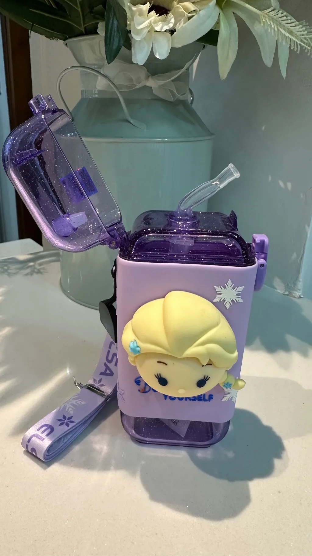 Disney elsa baby bottle with a squishy 280ml