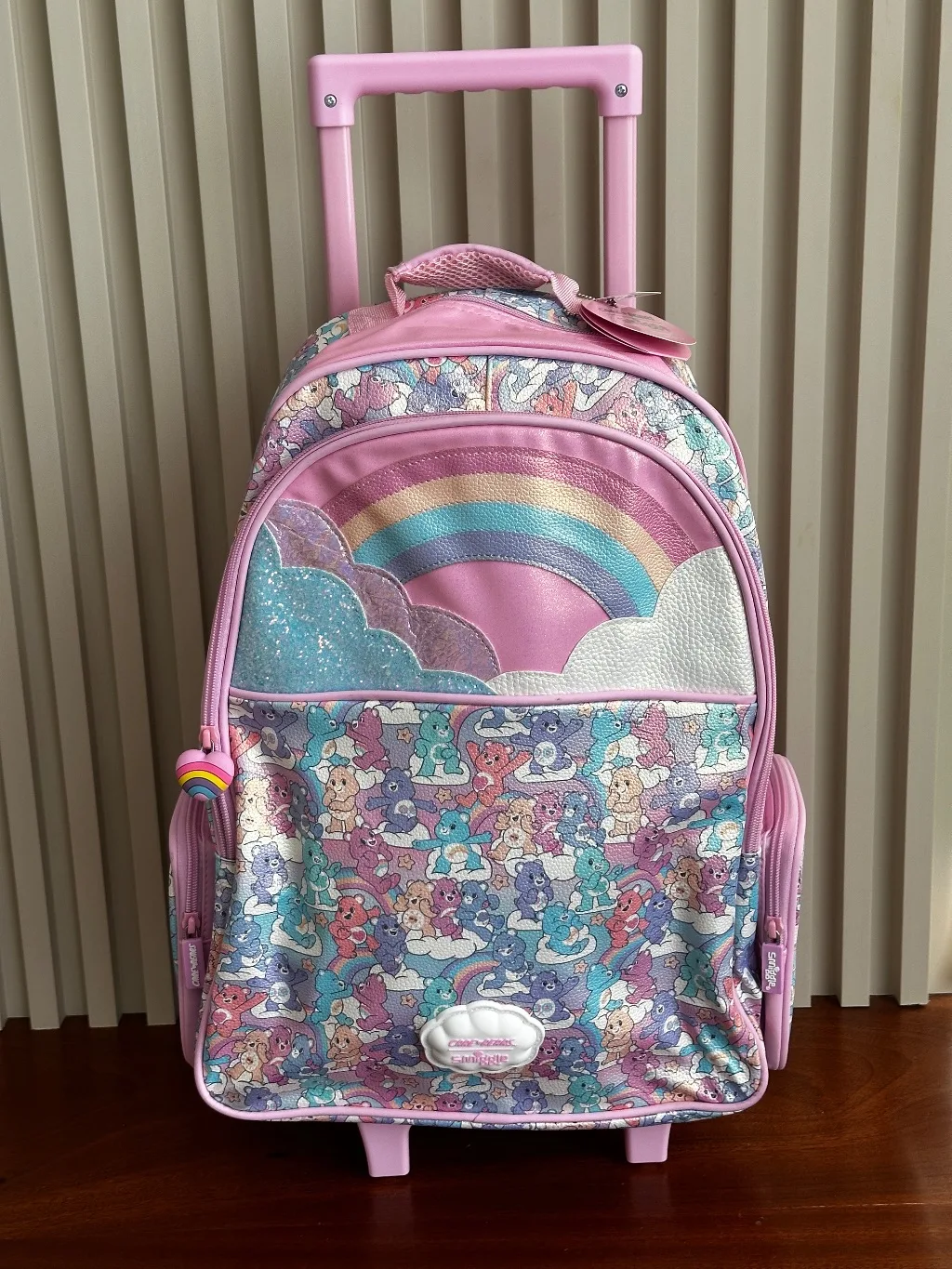 Care Bears Rainbow Dreams Light-Up Wheel Trolley Bag