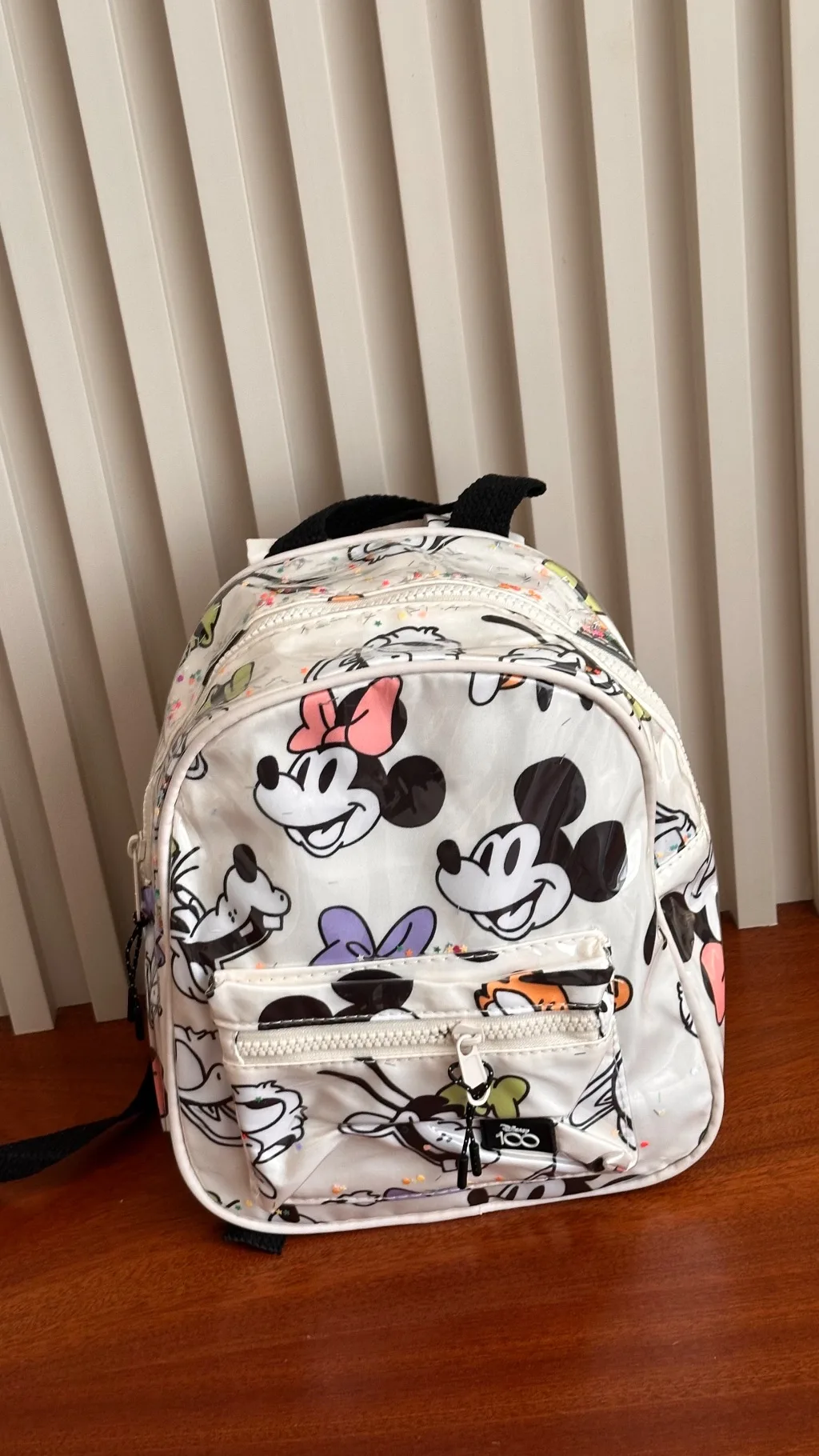 Disney Mickey & Friends Mini  confetti Backpack Zara Sparkle Bag