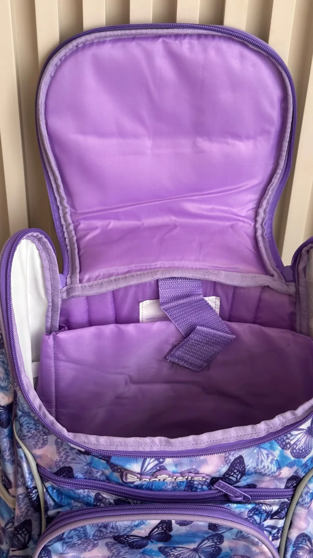 PURPLE SPACIOUS BACK PACK