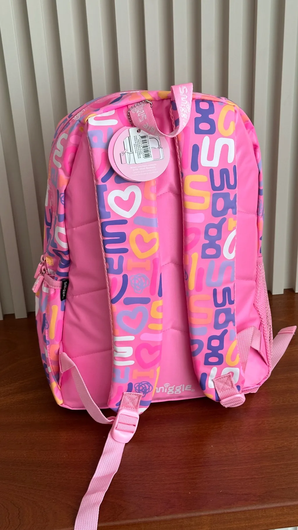 Smiggle Pink Backpack – 42 x 30 cm