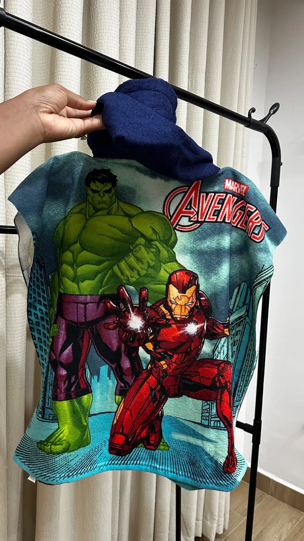Hulk Action Hooded Swim Towel (60*120cm)