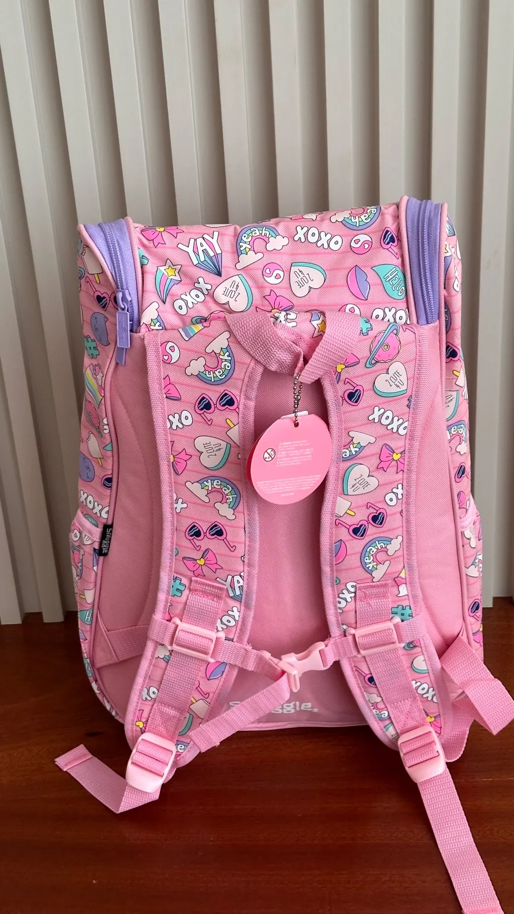 PINK XOXO SMIGGLE BAG