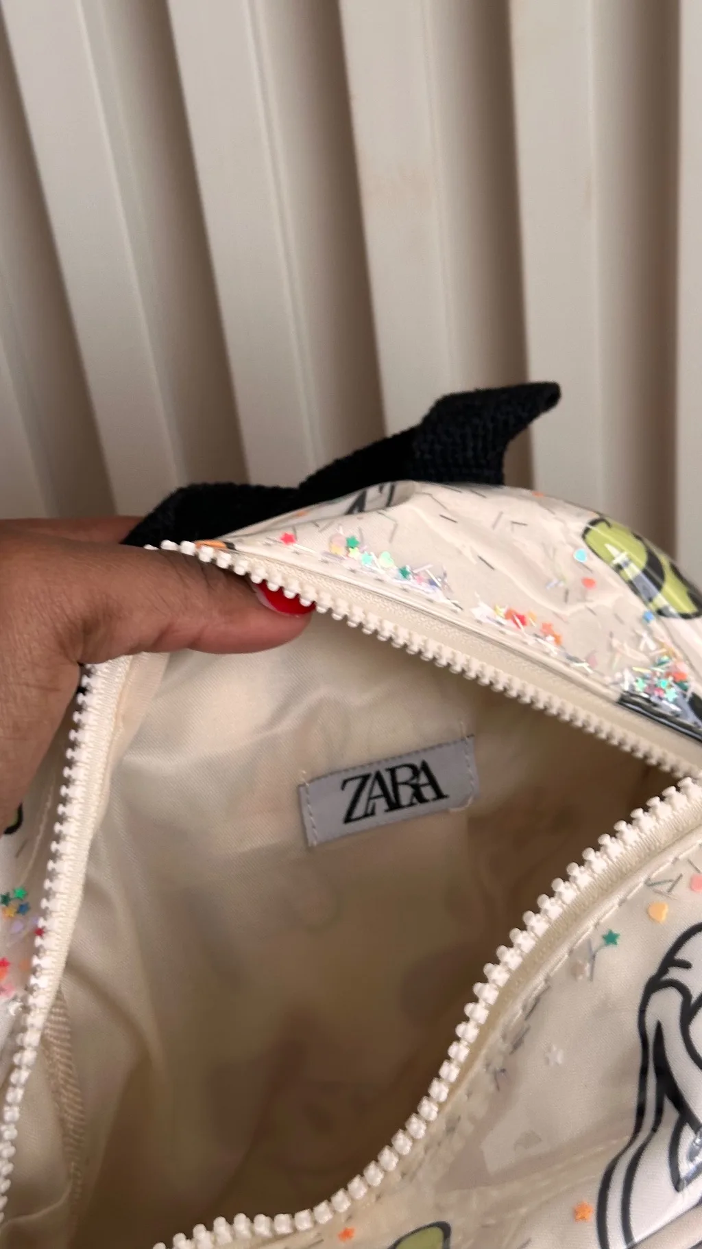 Disney Mickey & Friends Mini  confetti Backpack Zara Sparkle Bag