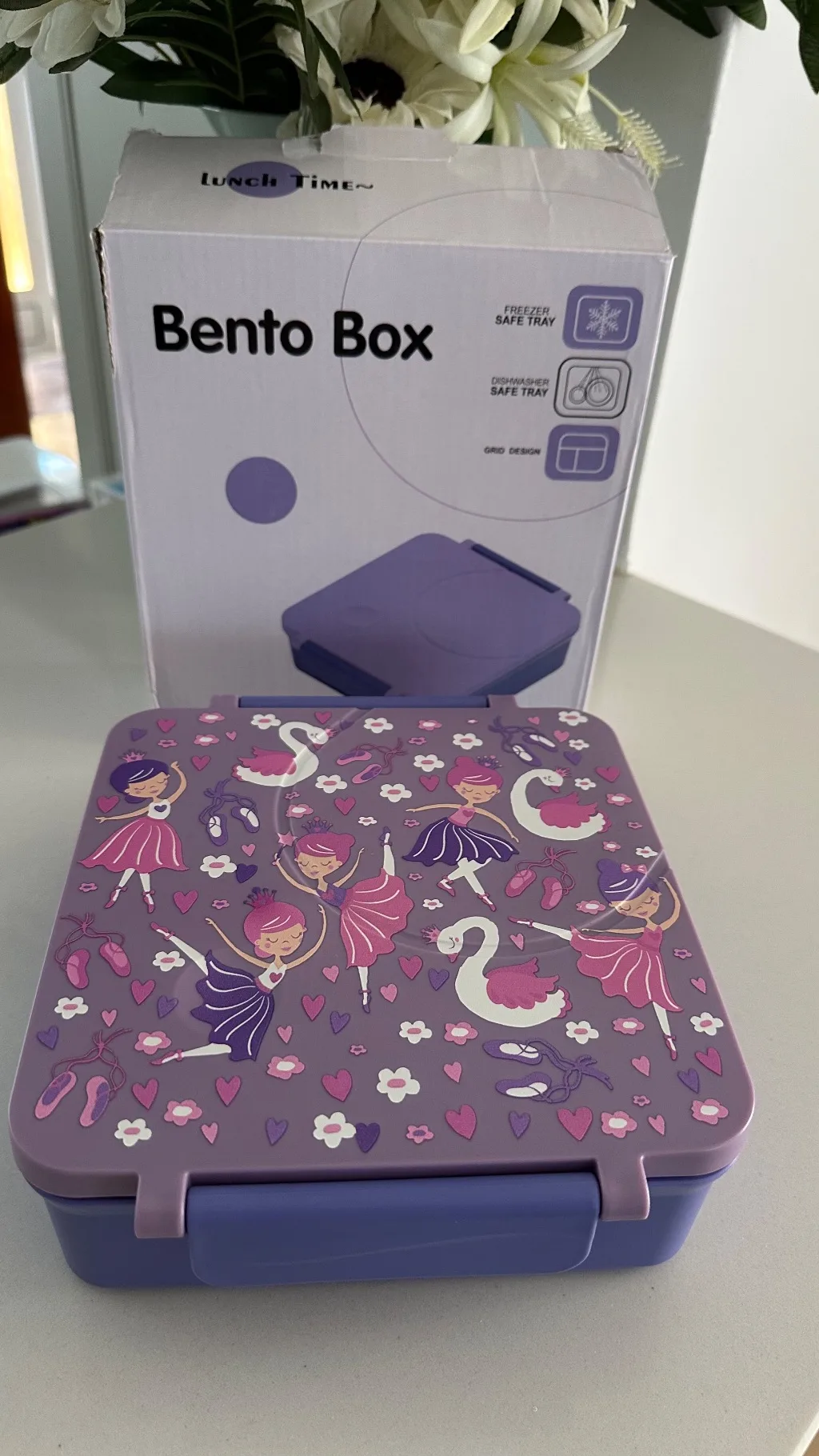 BENTO LUNCH BOX WITH A THERMO FLASK