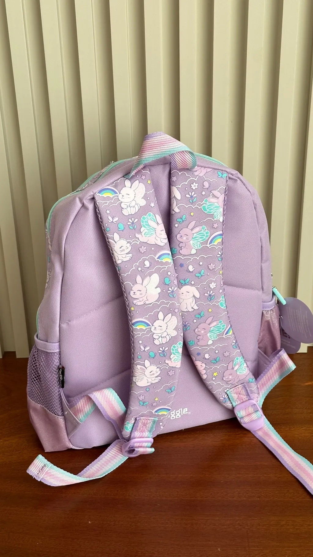 Preschooler smiggle bunny themed bag