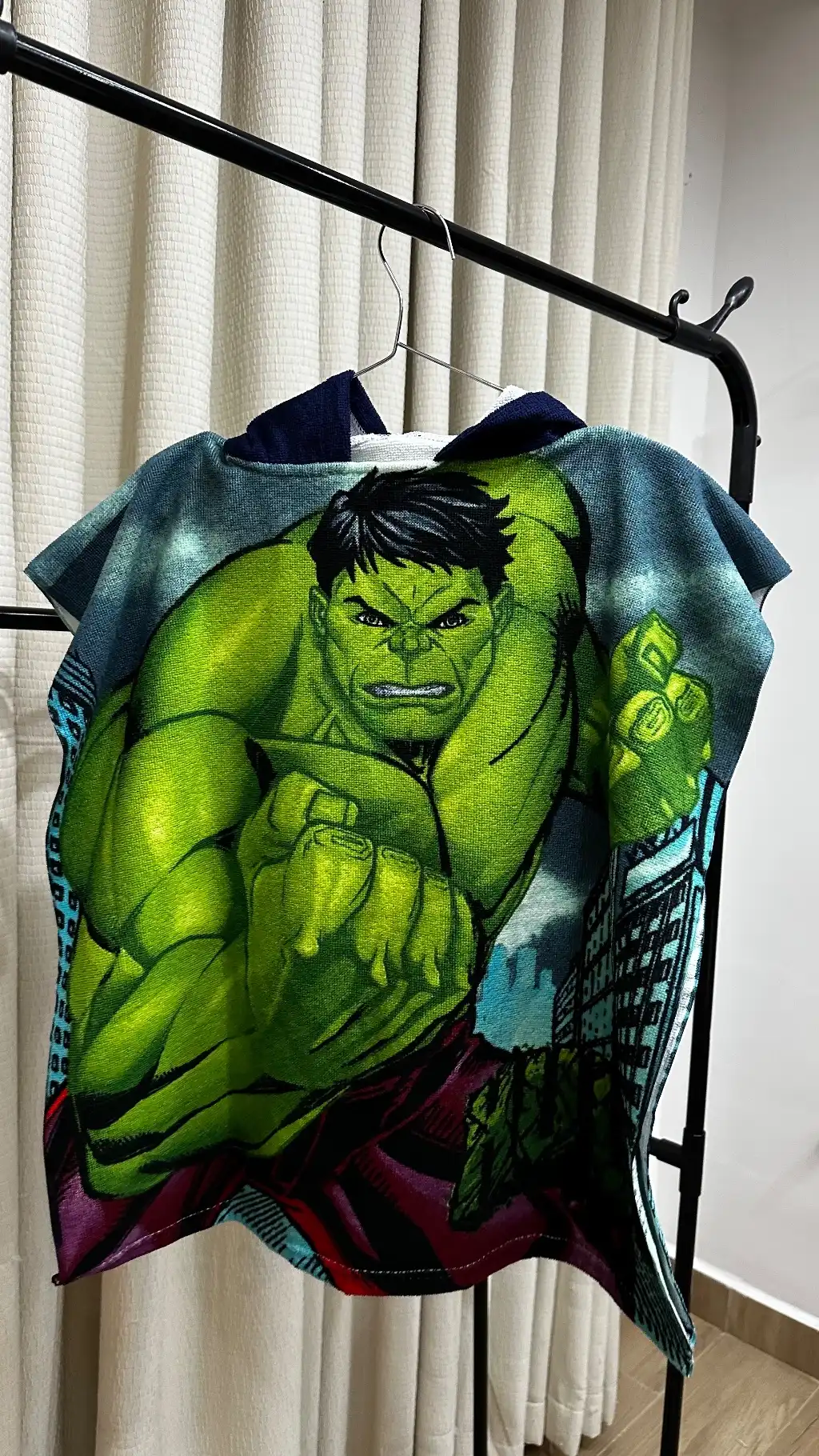Hulk Action Hooded Swim Towel (60*120cm)