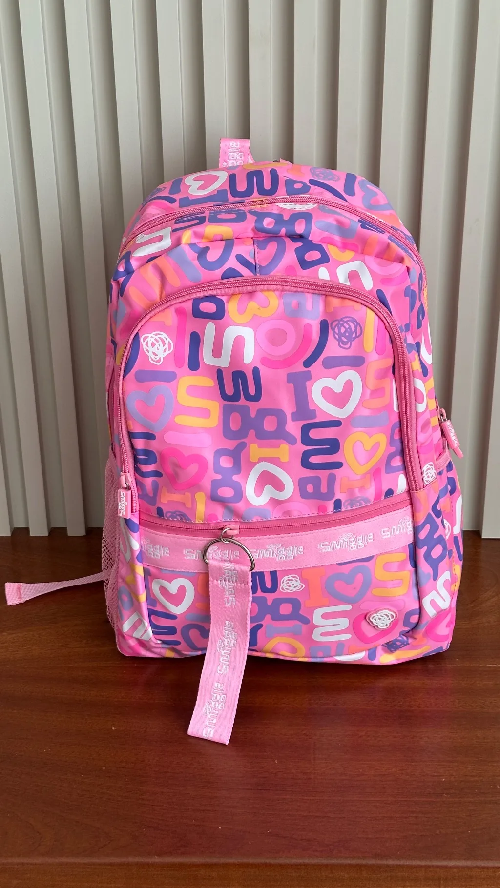 Smiggle Pink Backpack – 42 x 30 cm
