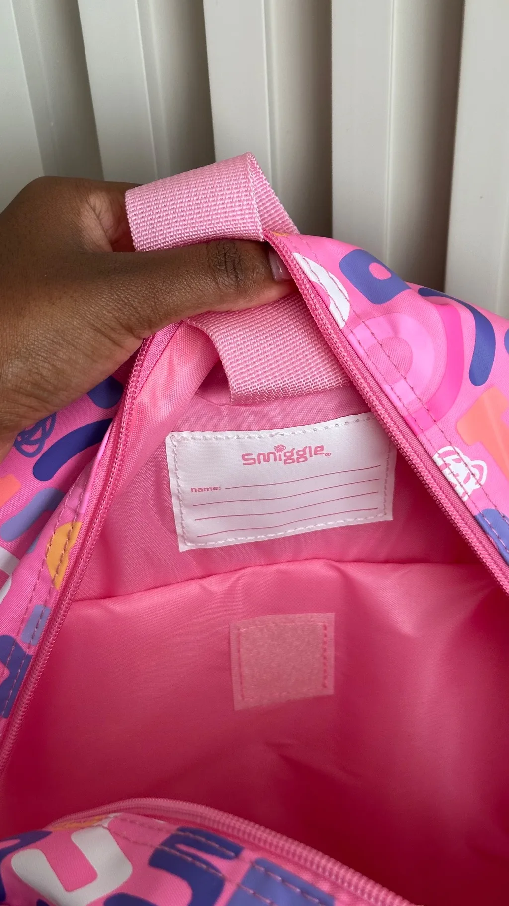 Smiggle Pink Backpack – 42 x 30 cm