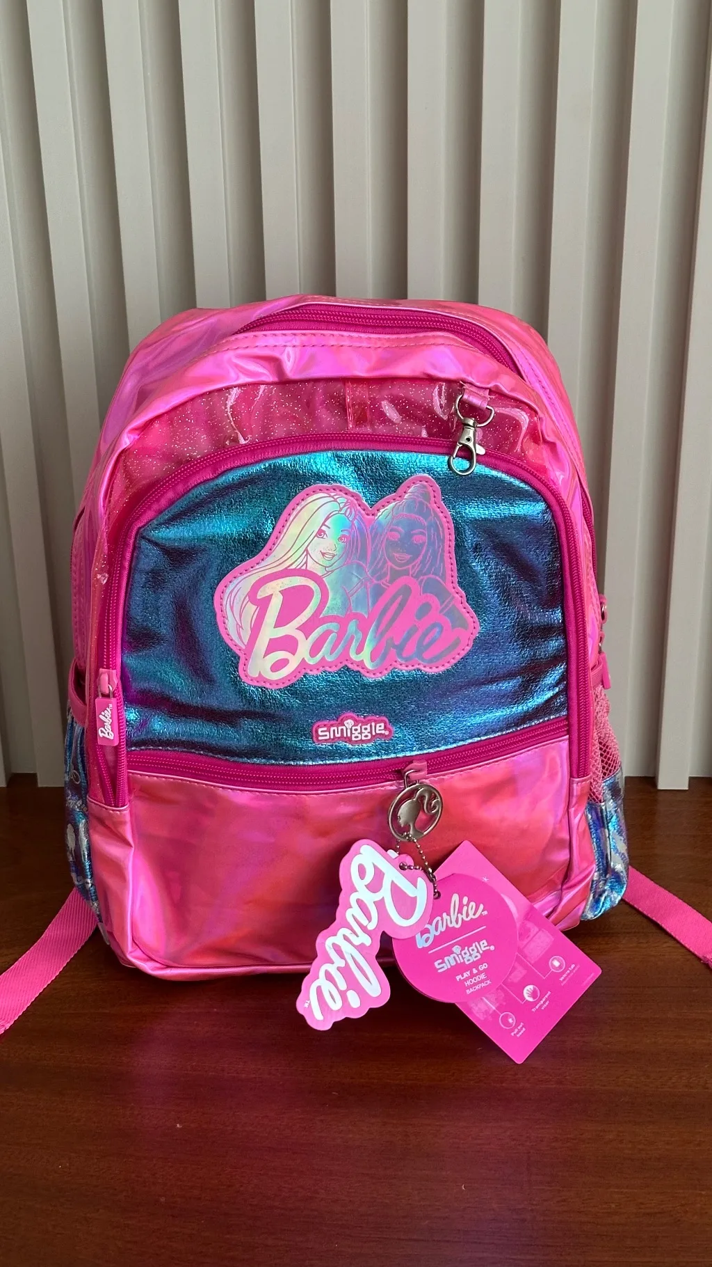 Smiggle Barbie Holographic Backpack – 42cm x 30cm