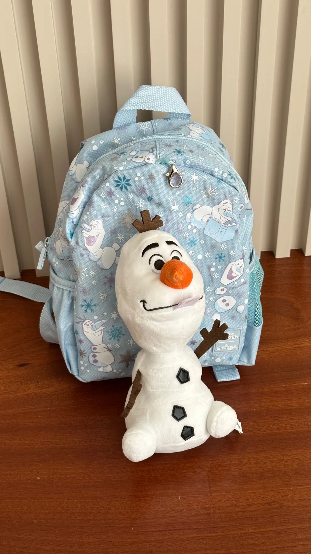 TODLER  FROZEN  BACKPACK WITH DETACHABLE PLUSH TOY