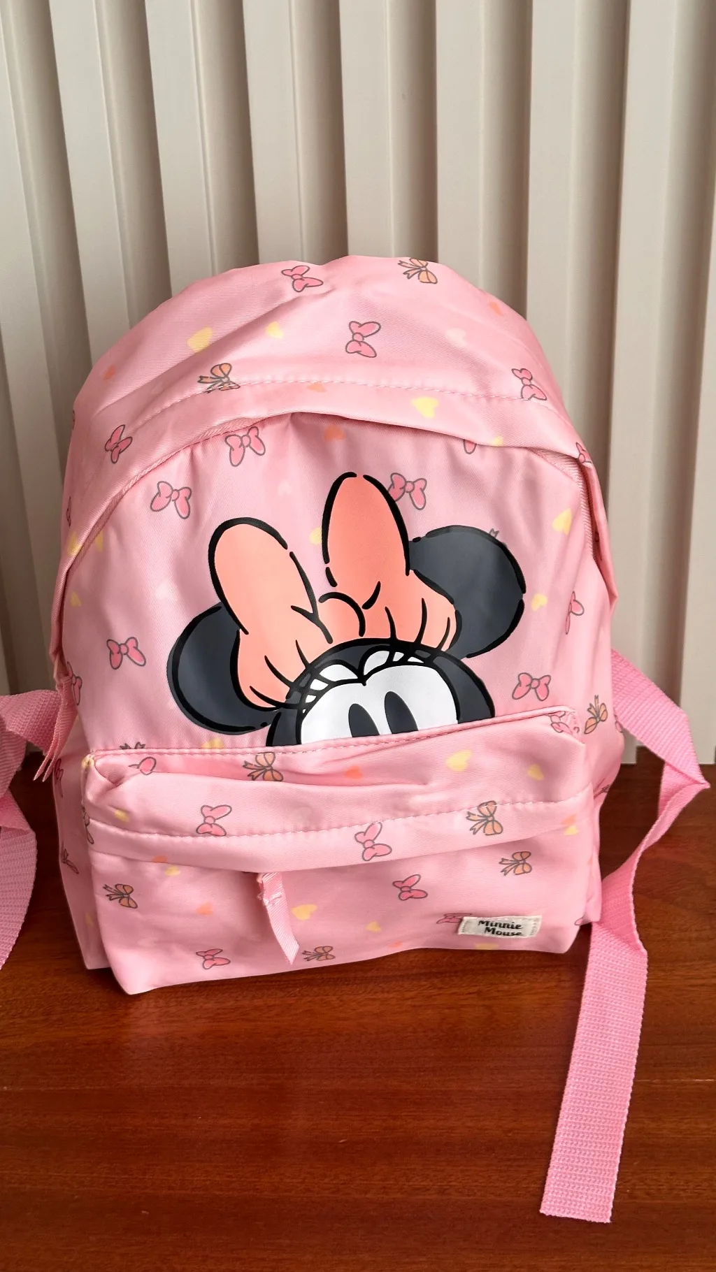 pink Disney Minnie Mouse toddler backpack