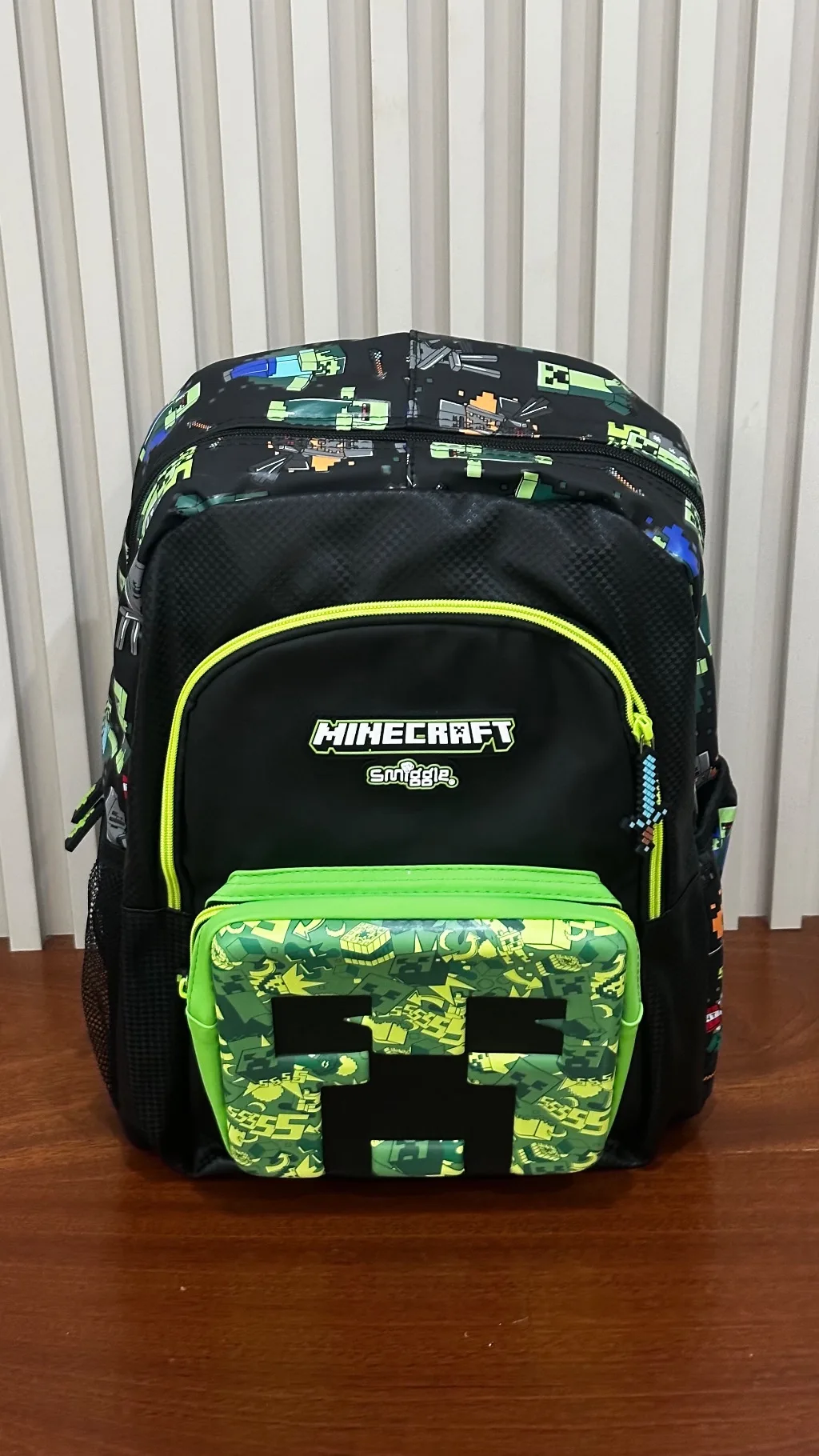 Smiggle Minecraft Creeper Backpack – 42cm x 30cm