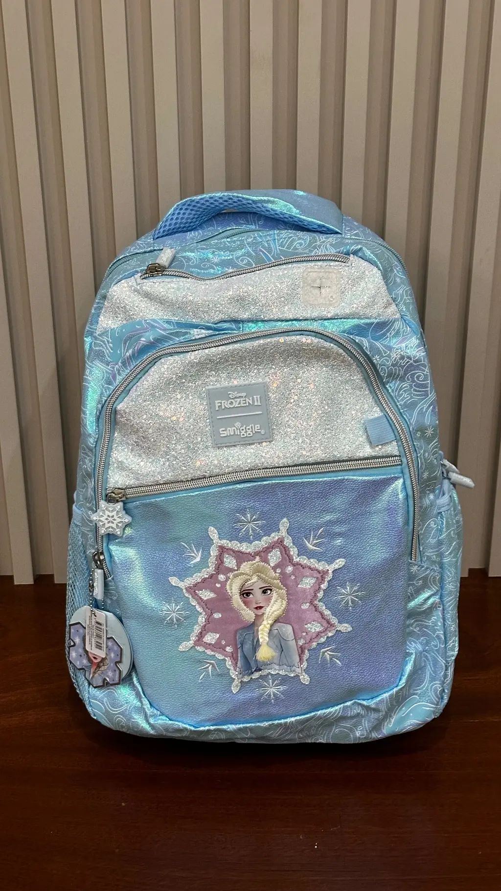 Smiggle Disney Frozen II Glitter School Backpack 42cm x 30cm