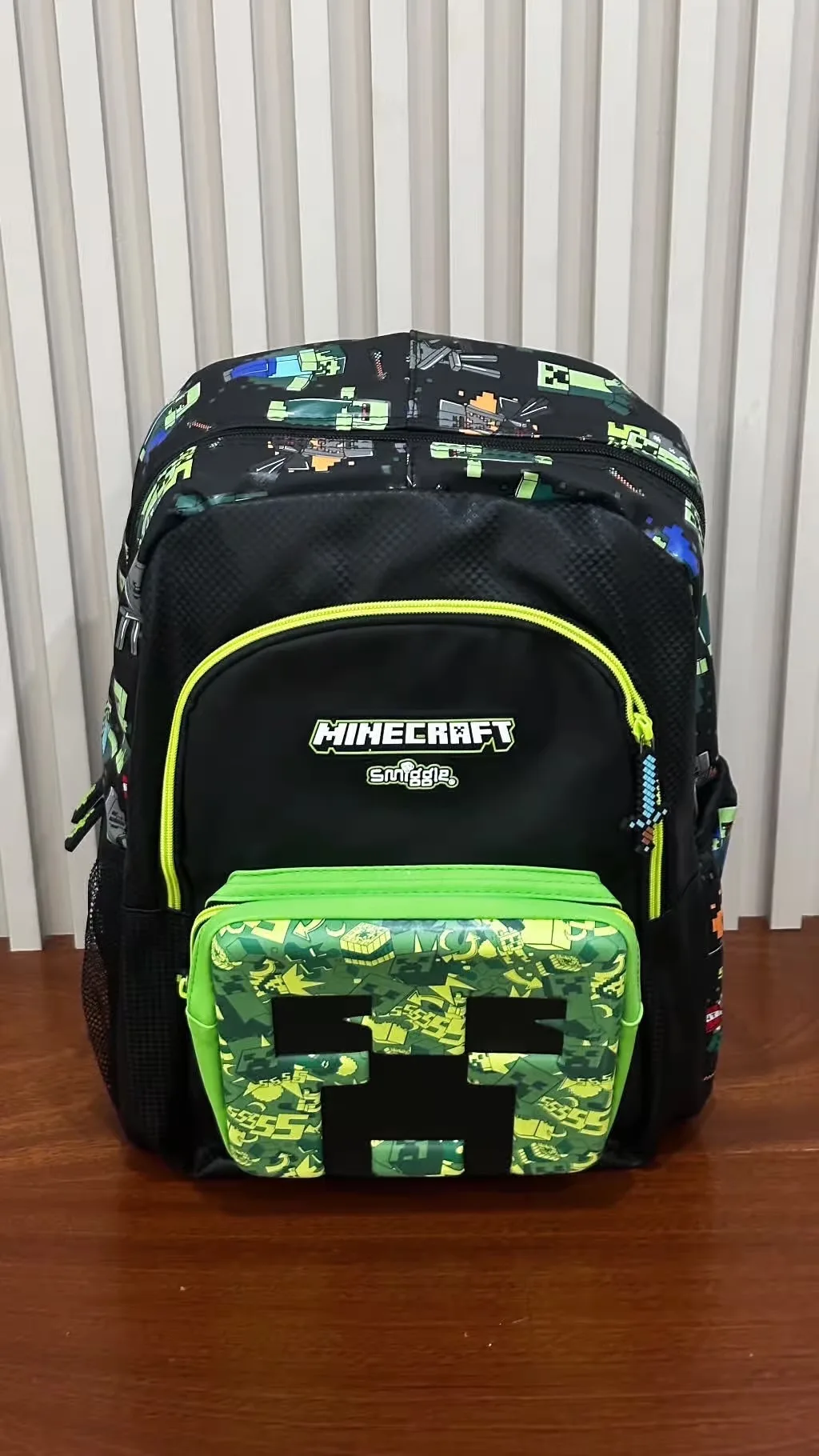 Sawi Kids Smiggle Minecraft Creeper Backpack – 42cm x 30cm