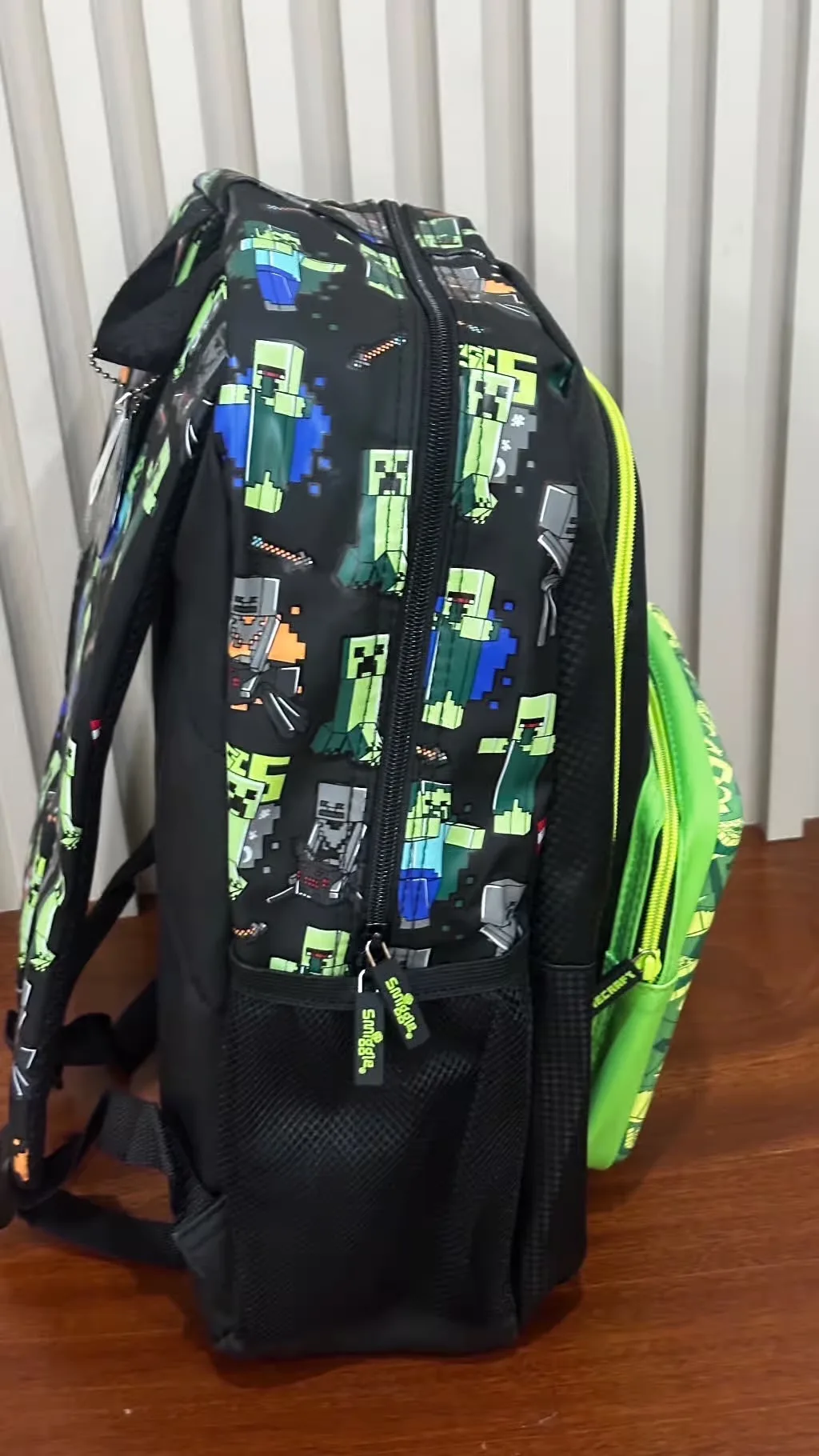 Sawi Kids Smiggle Minecraft Creeper Backpack – 42cm x 30cm