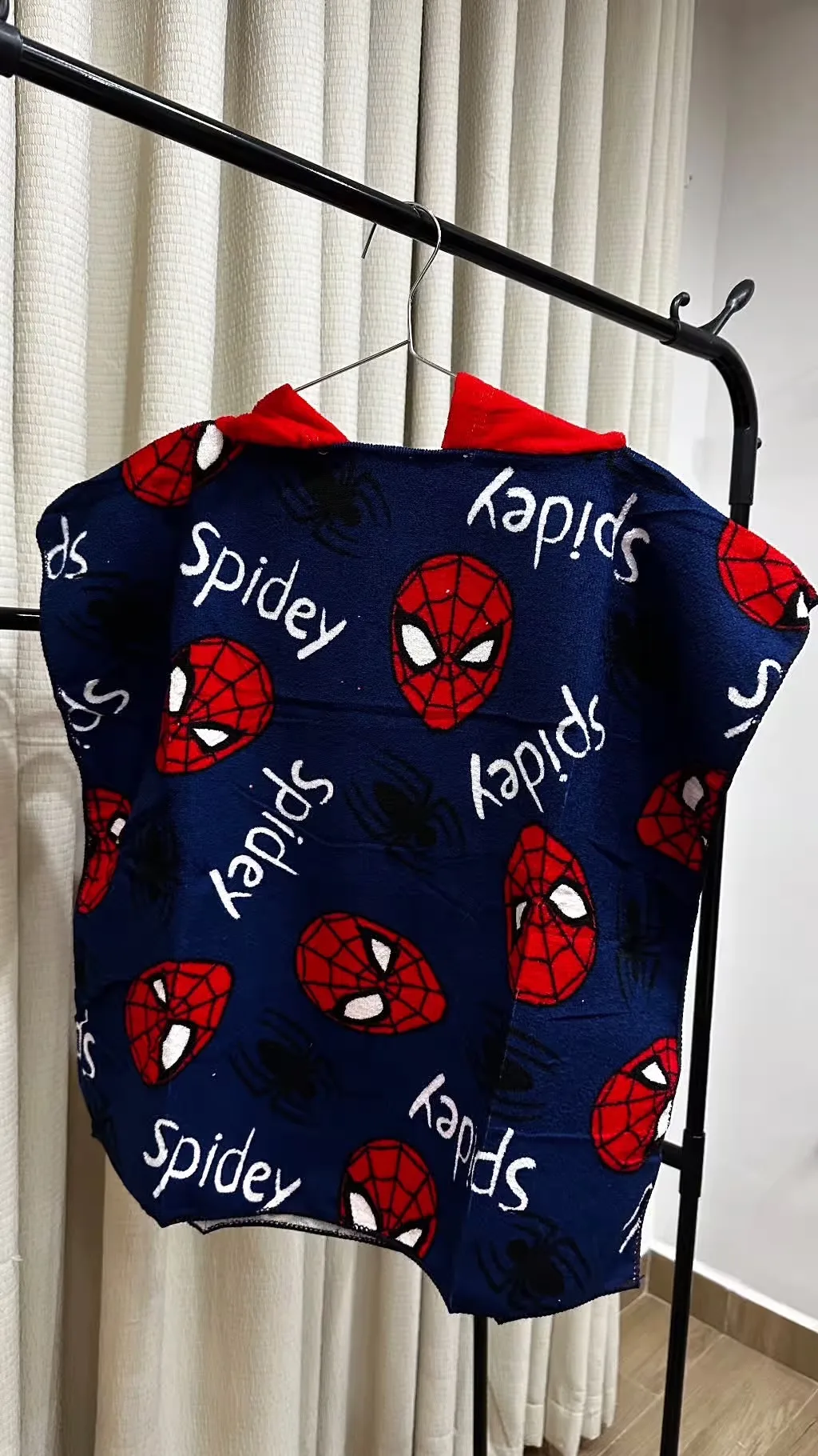 Sawi Kids Spiderman Classic Hooded Swim Towel (Kids)