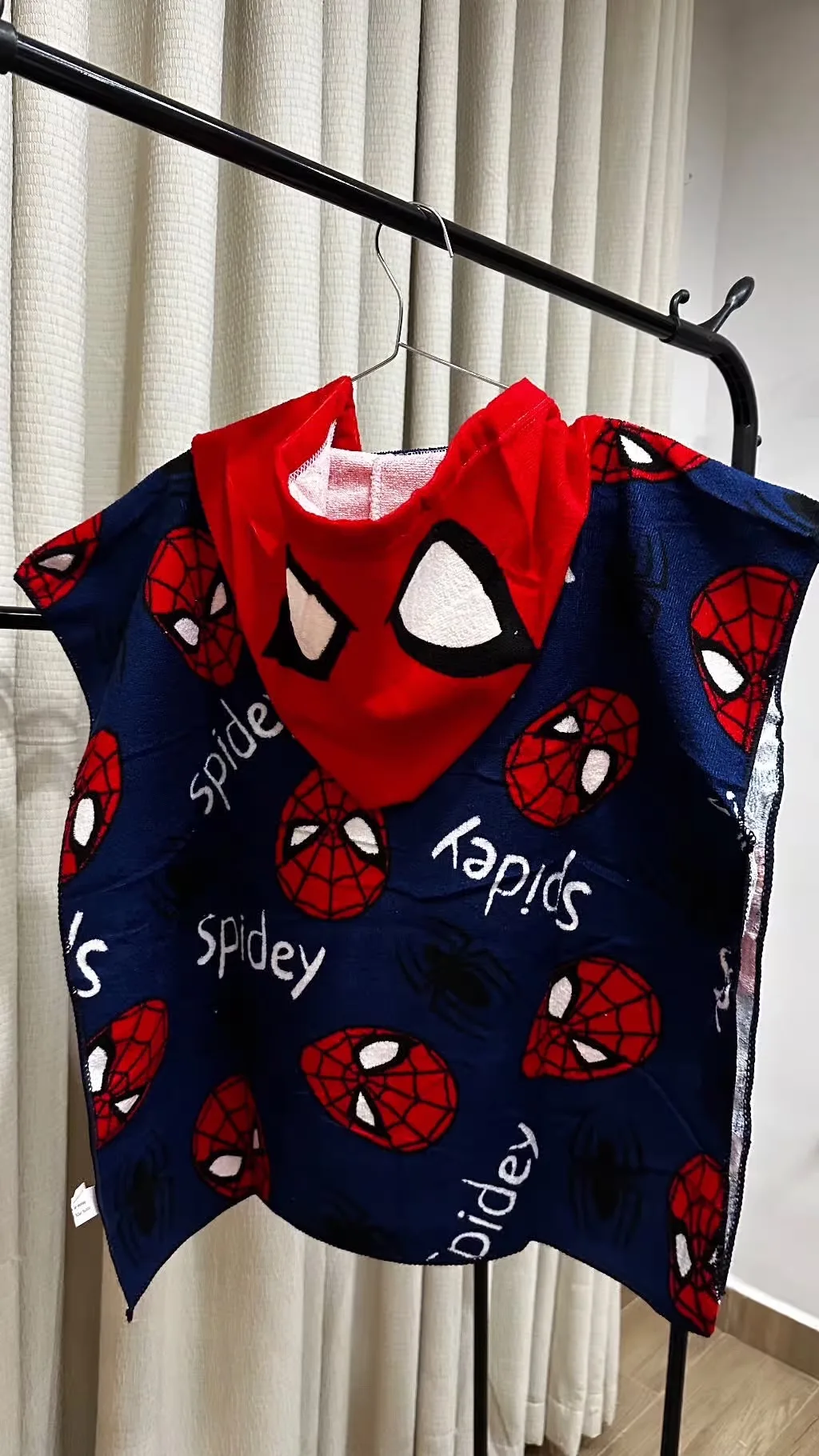 Sawi Kids Spiderman Classic Hooded Swim Towel (Kids)
