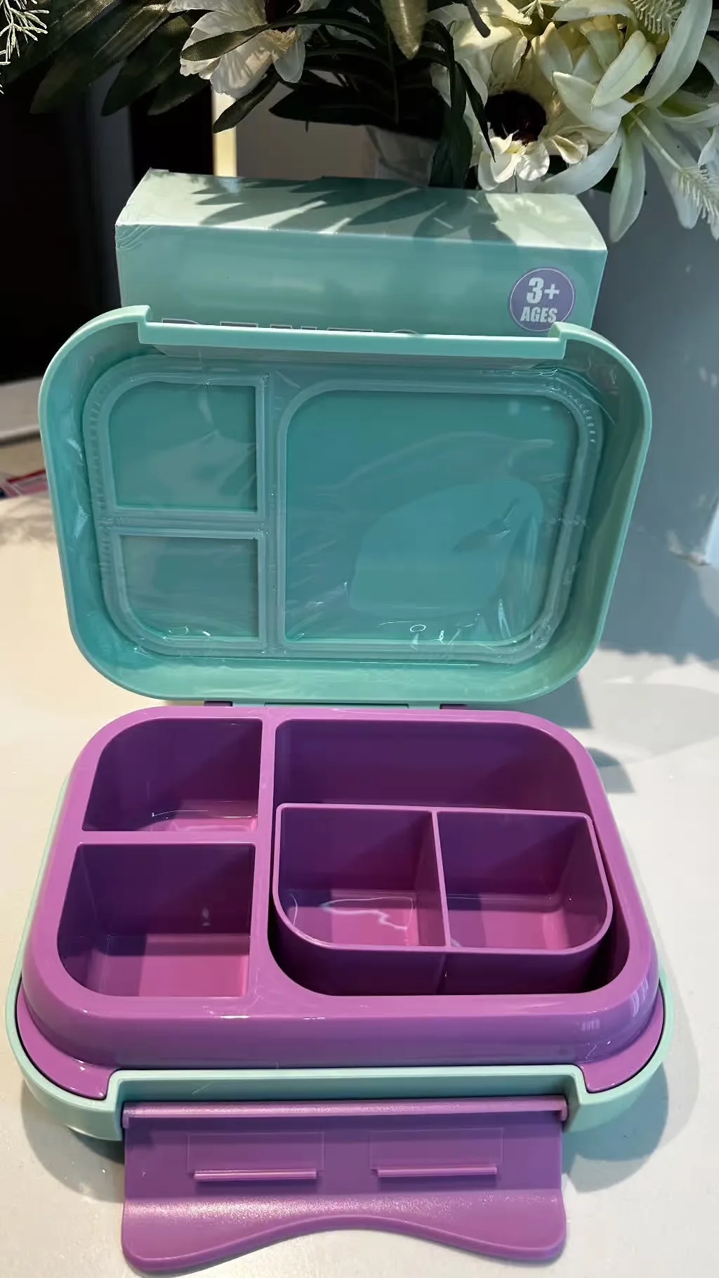 Sawi Kids Bento Lunch Box (1200ml | 22.6 x 17.6 x 7 cm)