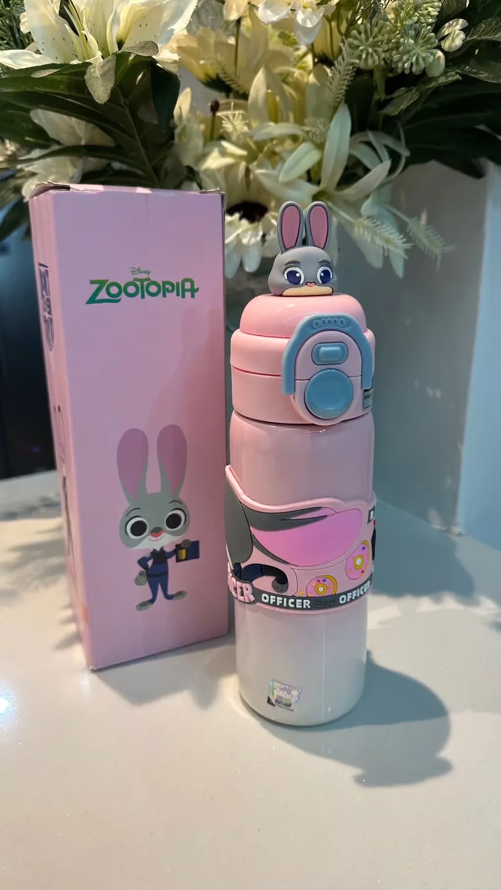 Sawi Kids Disney zootopia vacuumed water bottle 500ml