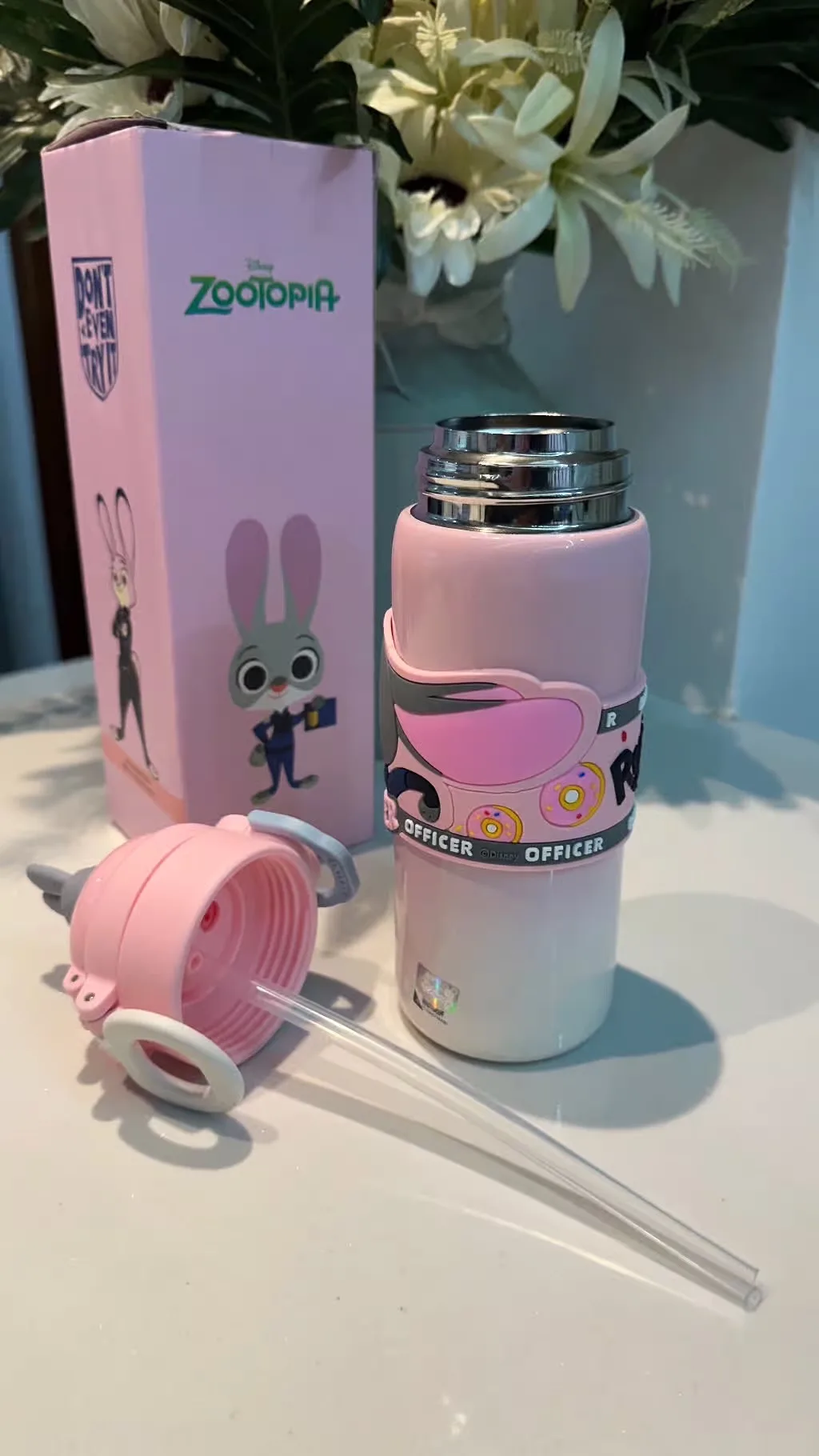 Sawi Kids Disney zootopia vacuumed water bottle 500ml