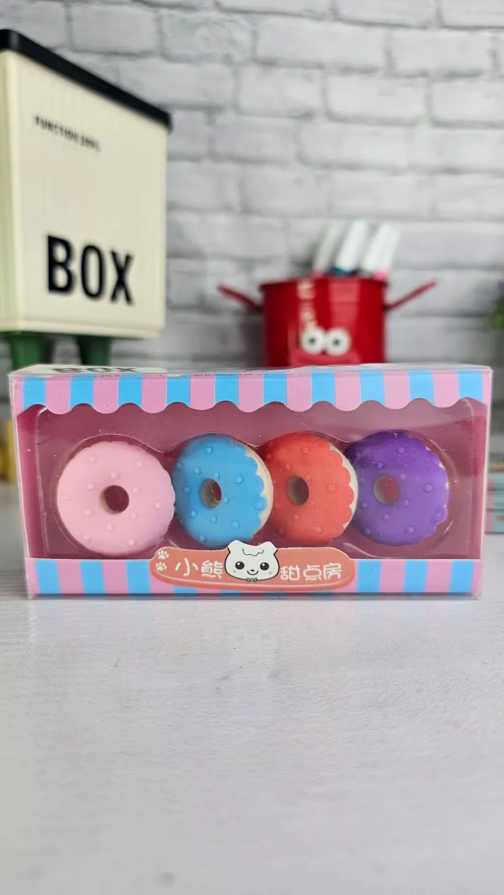 TamuFinds Lollipop/donut/popsicle  Themed erasers/rubber