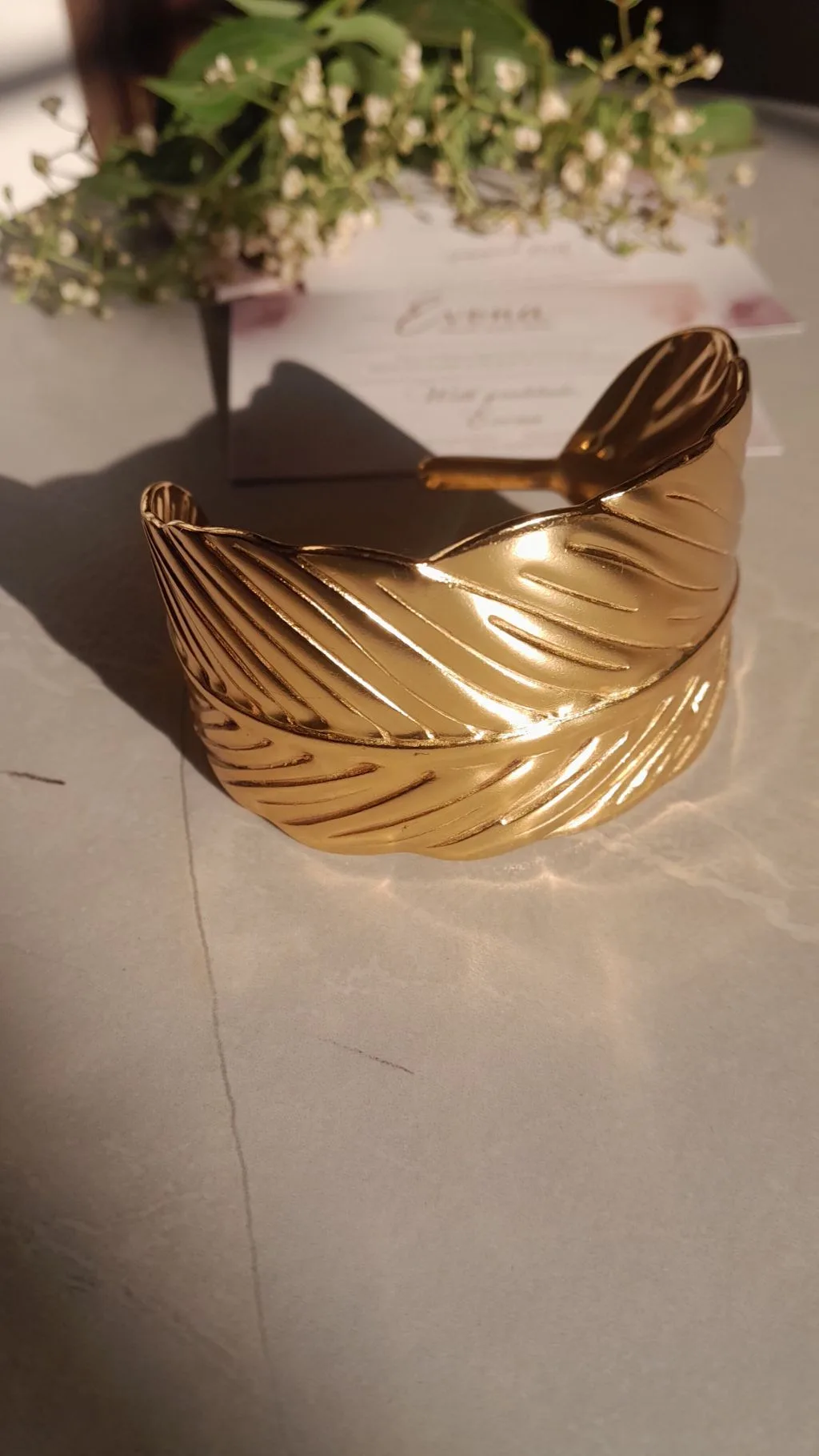 Palma Leaf Cuff
