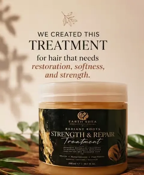 Earth Shea Radiant Roots Hair Repair Treatment