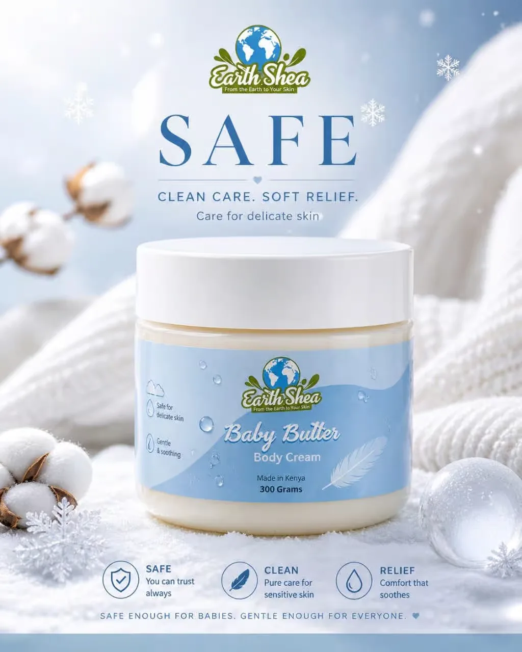 Earth Shea Baby Body Butter