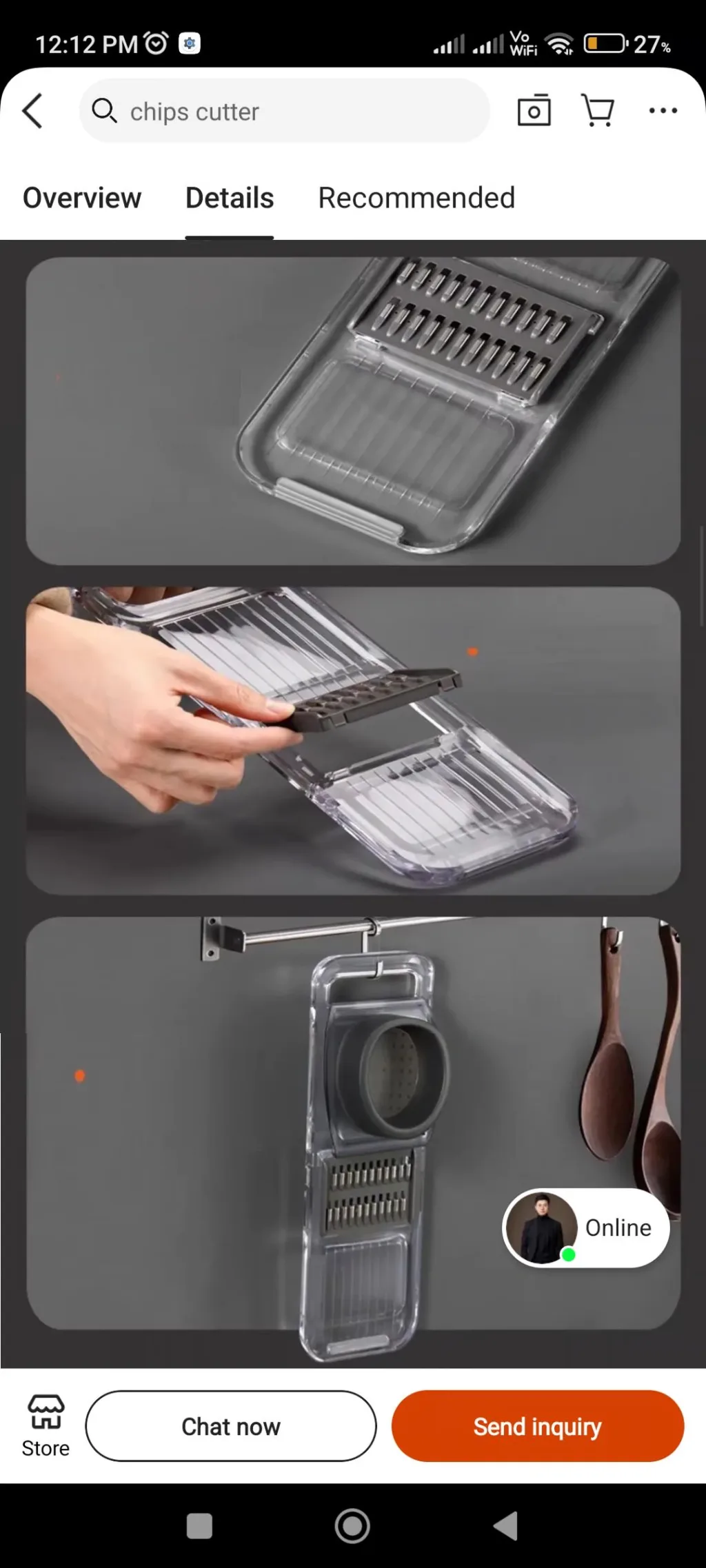 Kitchen Storage Solutions Vegetable slicer and grater