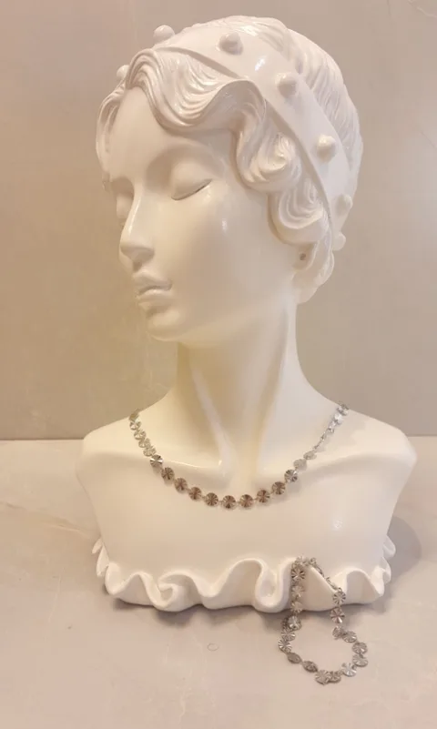 The Aster Set (starburst disc necklace + bracelet)