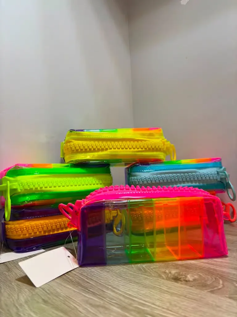 Rainbow pop pouch