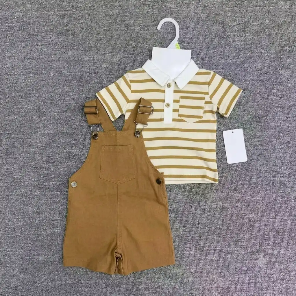 2-Piece Dungaree & Bodysuit Set