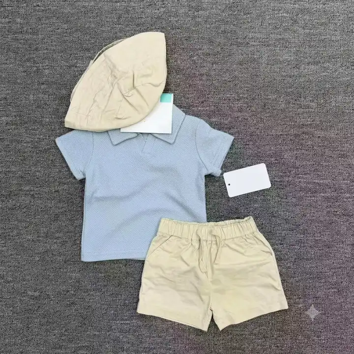 3-Piece Cotton Muslin Summer Outfit Set