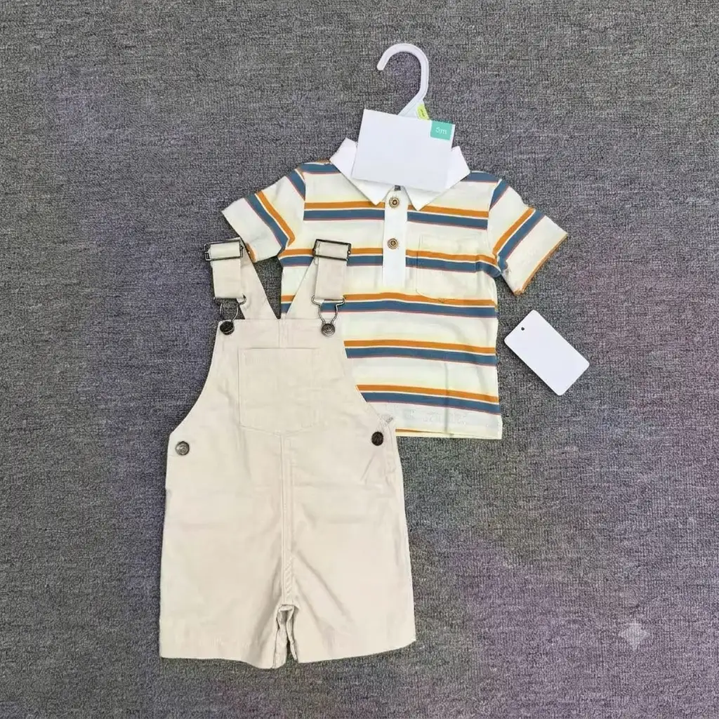 2-Piece Dungaree & Bodysuit Set