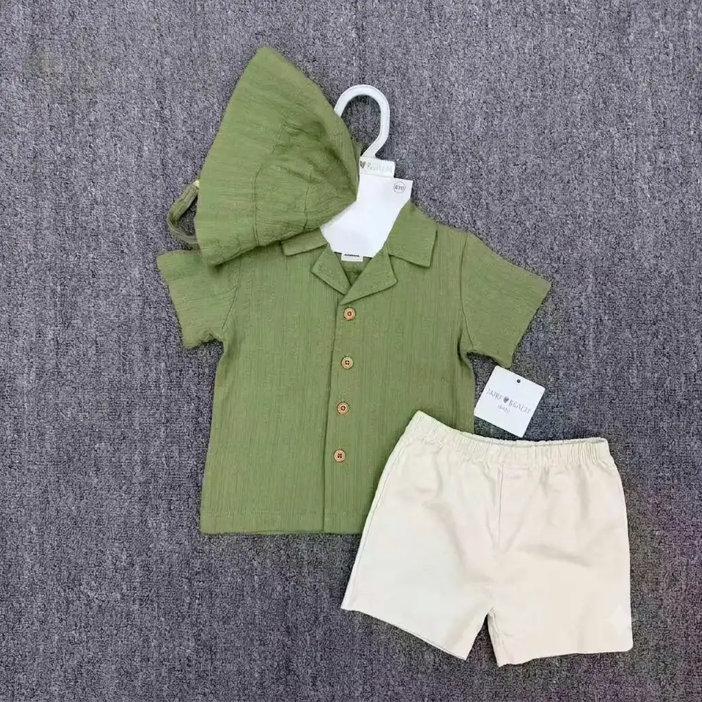 Baby Boy 3-Piece Gentleman Suspenders Set