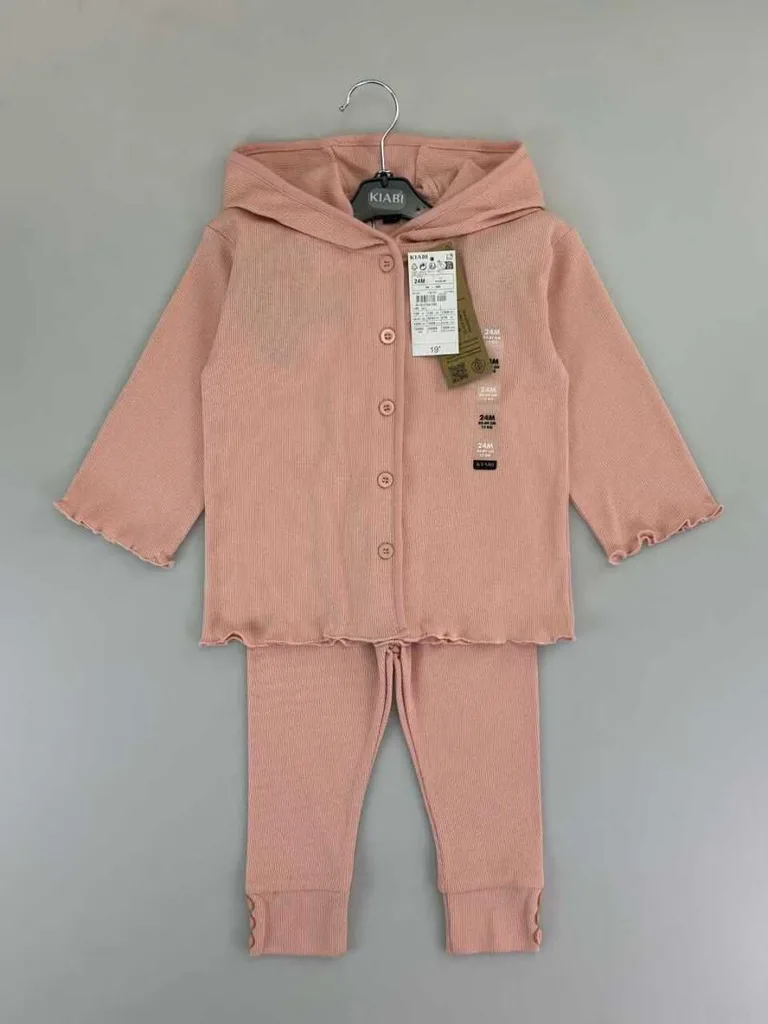 Toddler 2-Piece Ribbed Knit Lounge Set